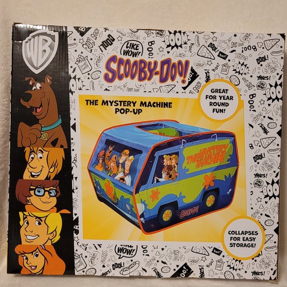 Sunny Days Entertainment Scooby Doo The Mystery Machine Van Pop-Up Tent - Picture 2 of 2